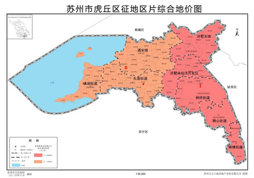 苏州虎丘区乡镇地图图片